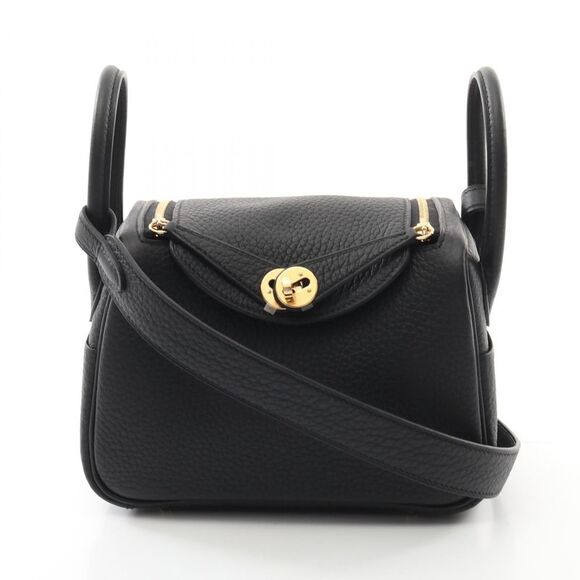 Hermes Togo Lindy Mini Shoulder Bag WMM579NG Stamp W (2024) - Picture 1 of 6